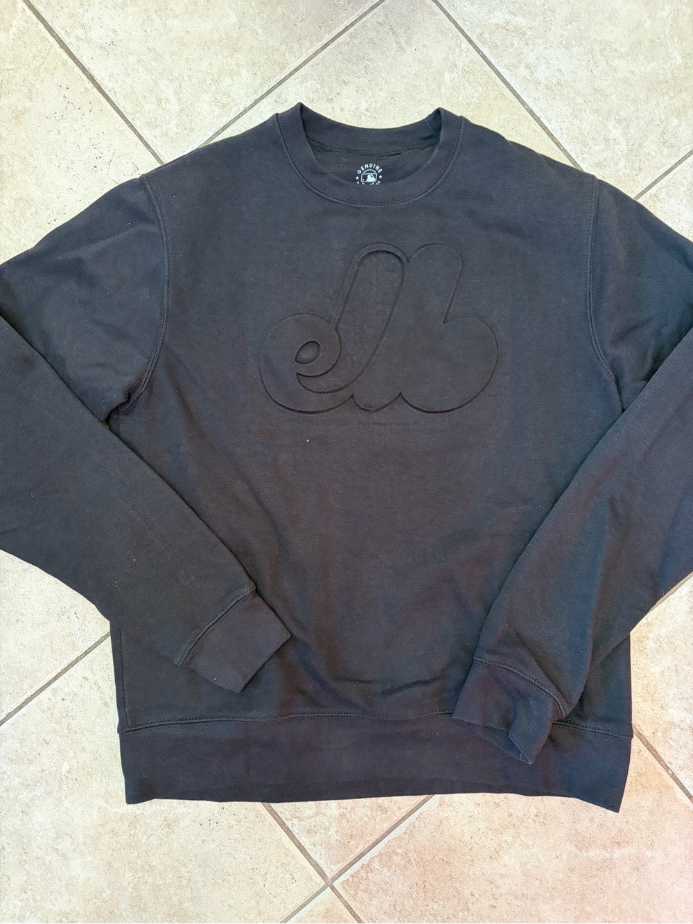 Black Montreal Expos Crewneck
